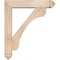 Ekena Millwork Legacy Arts and Crafts Smooth Bracket w/ Offset Brace, Douglas Fir, 5 1/2"W x 24"D x 28"H BKT0604X24X28LEC03SDF - alternate 2